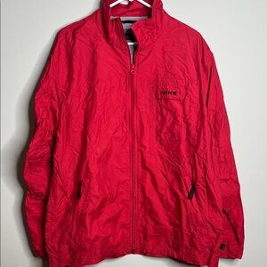 Vintage Nike Red Windbreaker Jacket Large